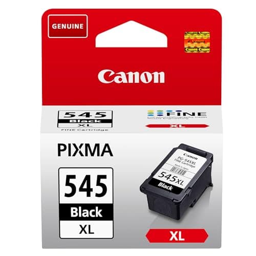 Canon Cartouche Encre - PG-545XL Cartouche d'encre Noire véritable pour imprimante à Haut rendement - Imprime jusqu'à 400 Pages A4 (1 x Cartouche)