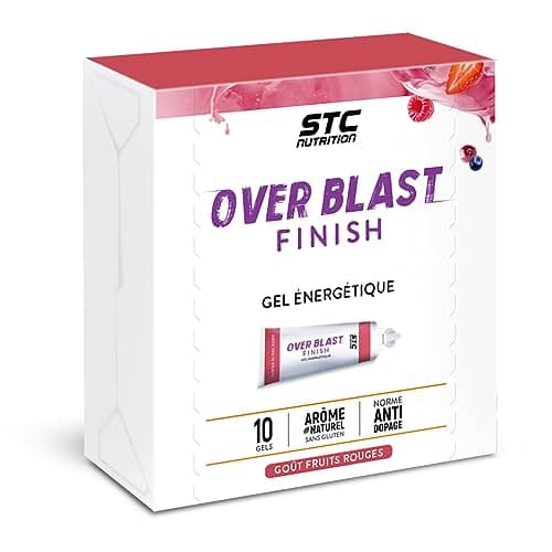 STC NUTRITION - Over Blast Finish - Gel énergie concentrée à diffusion prolongée - Action anti-fatigue et récupération - Actif breveté - Résultats prouvés