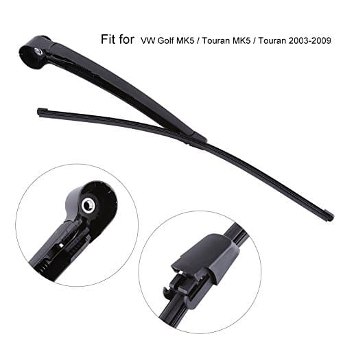 Qiilu Bras et Lame D'essuie-glace Arrière pour 2003-2009 et MK5 2004-2008