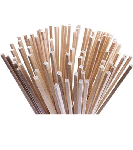 500 bâtons traditionnels pour barbe à papa | 30 cm x 0,4 cm
