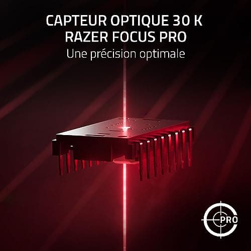 Razer Viper V3 HyperSpeed - Souris sans fil pour l’Esport (Capteur optique 30K Focus Pro, Jusqu’à 280 Heures d’Autonomie, Switches Mécaniques de 2e gen, Polling Rate Réel de 4000 Hz) Noir