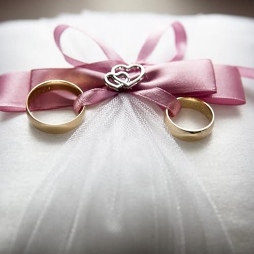 VntMQP 66 Mètres Lot de 3 Rouleaux de Ruban de Satin Rose 2 cm x 22 m pour Décoration de Cadeau de Mariage, de Baptême et D'anniversaire