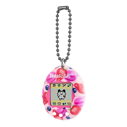 Bandai - Tamagotchi - Tamagotchi Original - Berry Delicious - Animal électronique virtuel avec écran Couleur, 3 Boutons et Jeux - Jouet Animal interactif en Français - Jouet Enfant 8 Ans et + - 42971