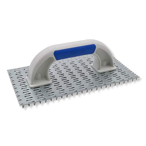 DEWEPRO Grattoir professionnel pour enduit noble - Grattoir pour enduit - Planche à râper pour enduit minéral - Dimensions: 250x135mm
