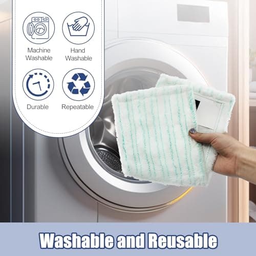 Balais Serpillères de Rechange, Serpillères en Microfibre pour Leifheit Clean Twist M Ergo Micro Duo, Remplacement des Têtes de Recharge de Vadrouille Chiffon 3 Pièces