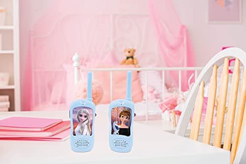 Lexibook, La Reine des Neiges, Set d'aventurier Complet pour Enfant, Talkies-Walkies 120m, Jumelles, Lampe-Torche, Boussole, RPTW12FZ