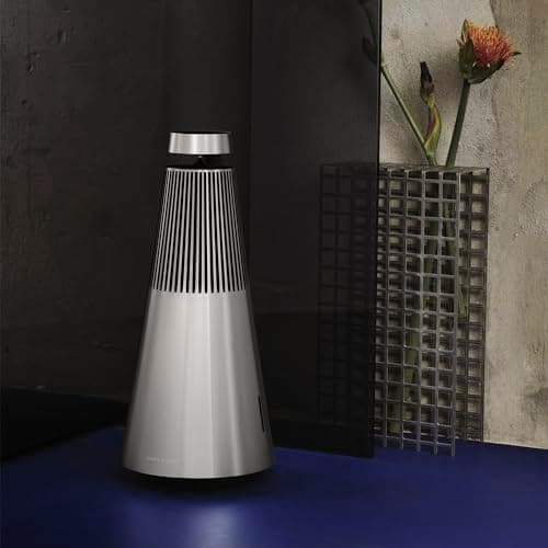 Bang & Olufsen Beosound 2 (3ème Génération) - Enceinte Puissante Bluetooth WiFi Connectée Élégante, une Expérience Sonore à 360 Degrés qui emplit toute la Pièce, Aluminium de haute Qualité - Natural