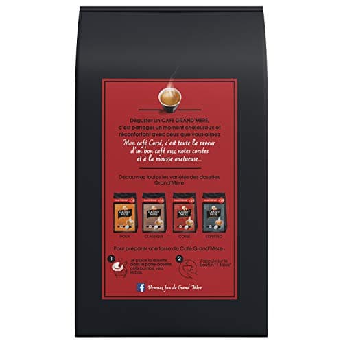 Grand Mère Café Corsé Compatibles senseo, 54 Dosettes