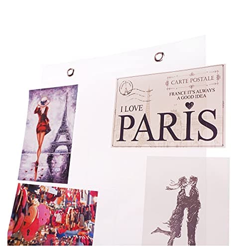 Porte-Photos Mural à Pochettes Transparentes - Format Portrait et Paysage - 20 Pochettes de 10 x 15 cm