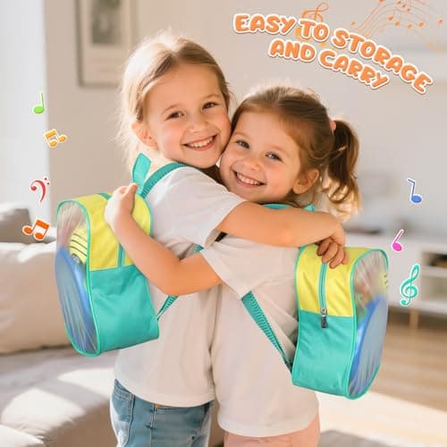 Jojoin 24PCS Instrument de Musique Enfant - Instrument de Musique Bebe avec Xylophone Tambour - Jouet Enfant Bebe 1 2 3 4 Ans - Jouets Musicaux pour Enfants - Cadeau Paques 2 3 4 Ans pour Fille Garçon