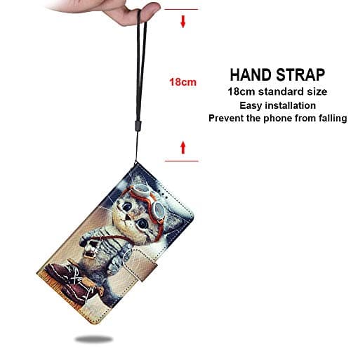DiaryTown Coque pour Honor Magic 6 Lite Magnétique Fentes de Cartes Protection Cover Antichoc Silicone Housse Honor Magic6 Lite 5G Etui en Cuir PU Portefeuille Flip Case - Chat d'aventure