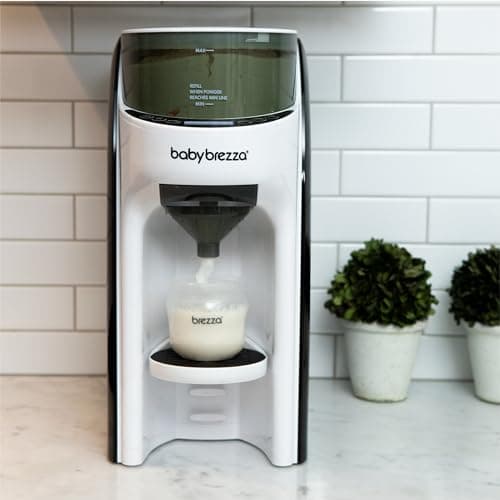 Baby Brezza Formula Pro Advanced, Préparateur de Biberons Instantané Et Automatique, Dose Et Mélange l'eau Chaude Et La Poudre de Lait par Simple Pression d'un Bouton, Noir, 1 Unité