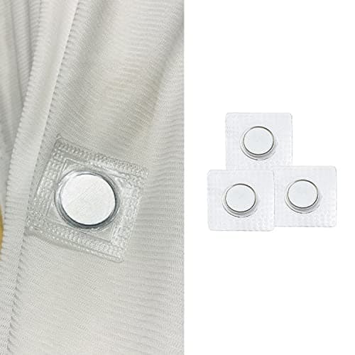 FYSL Bouton Aimant à Coudre 20 PiècesBoutons-Pression Magnétiques Cachés 15 mm 20 mm à Coudre Invisible Fermeture Magnétique pour Couture Habillement Sac à Main