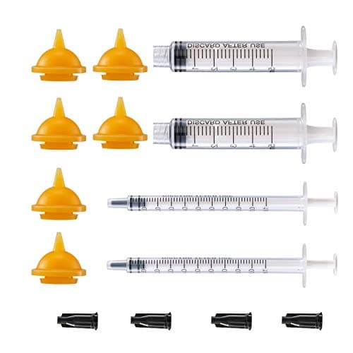 betevie Lot de 6 mini seringues à tétons pour animaux domestiques et animaux sauvages, idéal pour les tétons de chiots, chatons, écureuils et autres animaux de compagnie