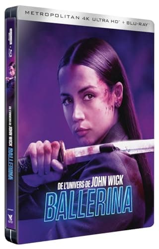 Ballerina : De l'univers de John Wick - 4K Ultra HD Boîtier SteelBook limité [4K Ultra HD + Blu-ray - Boîtier SteelBook limité]