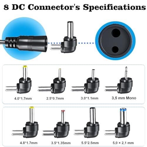 SoulBay Adaptateur Secteur Universel 3V 4.5V 5V 6V 7.5V 9V 1500mA 12V 1250mA 15W DC Alimentation pour routeur de Haut-Parleur de Clavier de caméra IP de sécurité CCTV de l'électronique Domestique