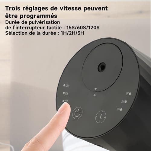 MEKOTRIN Diffuseur Huiles Essentielles, Désodorisant Voiture 20ML Aromathérapie sans Eau - Minuterie, Marche Arrêt Automatique, Diffuseur Parfum Maison Bureau Voiture(Bande Diagonale)
