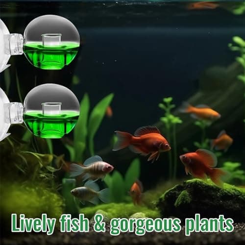 SoundZero 2 Pièces Test de CO2 pour Aquarium, Drop Checker CO2, Test de CO2 pour Aquarium, Test de Réservoir de Poisson Kit de CO2 Aquarium Accessoires pour Les Usines D'aquarium