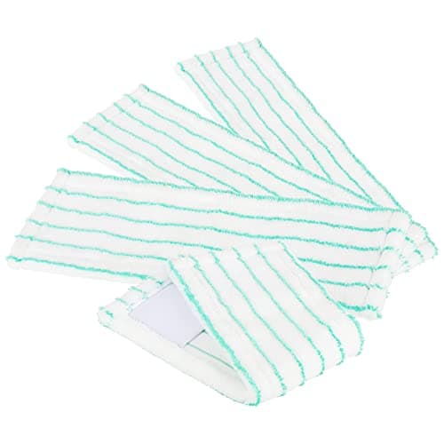 com-four® 4X Chiffon de Remplacement pour essuie-Sol - Chiffon de Remplacement en Microfibre pour vadrouille - Chiffons de Nettoyage pour Le Sol (4 pièces - Turquoise/Blanc)
