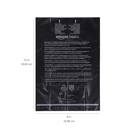 Amazon Basics à déjections canines avec distributeur et clip pour laisse, Sans parfum, lot de 300 sacs, 20 lot de 15