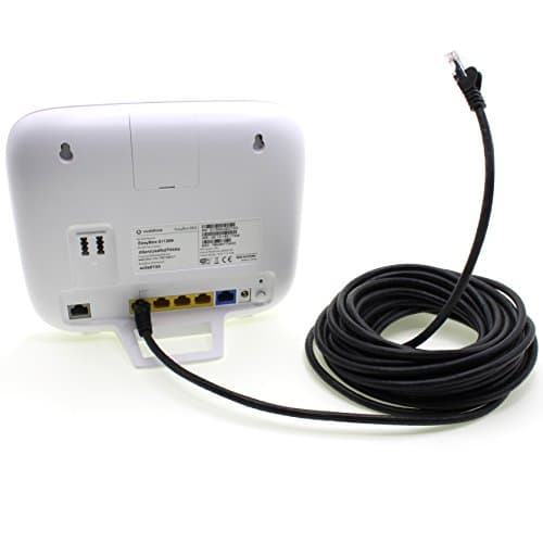 1aTTack.de 2m - noir - 5 pièces - (PACK) - Câble réseau LAN Ethernet CAT.6 CAT6 Câble patch 1000 Mbit/s