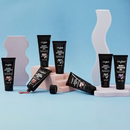 MYGEL de Mylee Magic Extender Gel 60g – Tenue longue durée, aspect naturel, gel pour extension d’ongle, pour débutant et professionnel, gel épaississant en acrylique, Nail Art (Nearly Nude)