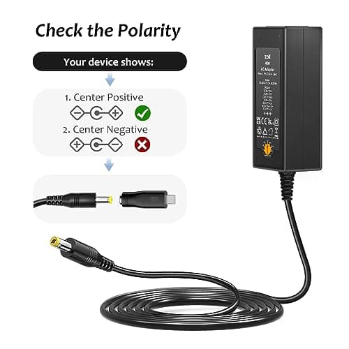 Zolt 45W Adaptateur d’Alimentation Universel AC à DC 5V 6V 7.5V 9V 12V 13.5V 15V 3A Transformateur d'alimentation à Découpage avec 10 Connecteurs DC, 3000mA Max.