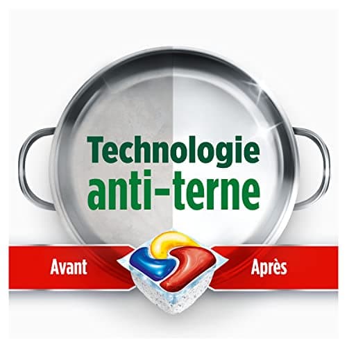 Fairy Platinum Plus Tout-en-1 Pastilles Lave-Vaisselle, 125 Capsules, Citron, Technologie Anti-Terne,Nettoyage Optimal Pour Une Vaisselle Propre Comme Neuve, Redonne De L’Éclat Et Prévient Le Calcaire