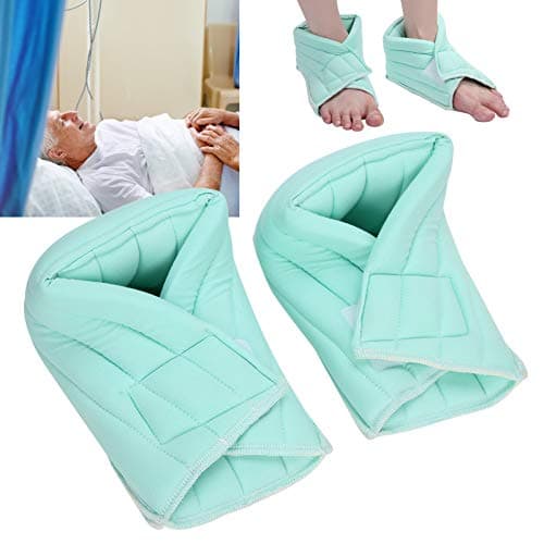 Protecteur de Coussin de Protecteur de cheville Protecteurs d'oreiller pour les escarres et garder au chaud Couverture de correction des pieds âgés(vert)
