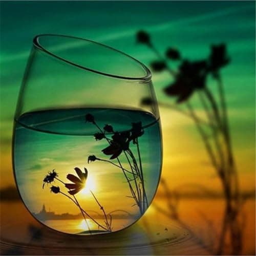 AtTrex Décoration Murale De La Maison Diamond Painting Personnalisé Kit Diamond Painting Paysage Broderie Diamant 30X40Cm