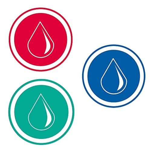 Kit de tampons pour évaluation scolaire - Trodat - 3 Tampons à encrage automatique rechargeables - Smiley pour encourager les élèves - Taille de l'empreinte : 10x10 mm - Couleur : bleu, rouge et vert