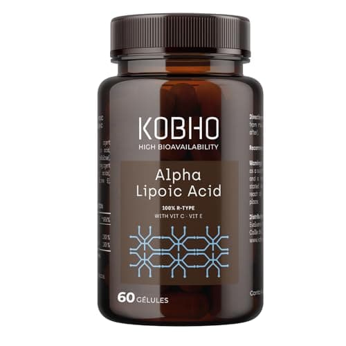 Acide Alpha-Lipoïque (R-ALA) | Soutien Antioxydant avec Vitamines C et E | Aide à la Gestion du Poids | Aide à réduire le stress oxydatif