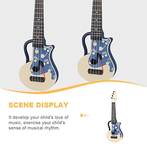 Toddmomy 1 PC Mini Guitare Jouet Enfants Ukulélé Guitare Jouet Enfant Guitare Instrument De Musique Accessoires Photo pour Les Tout-Petits Et Les Enfants D'âge Préscolaire