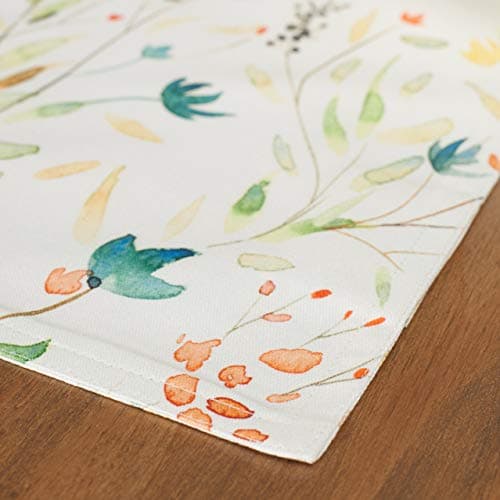 Maison d' Hermine Colmar Lot de 4 Sets de Table 100% Coton pour la Table à Manger, la Cuisine, Les Mariages, la Vie Quotidienne, Les dîners, Le Printemps/été (33cm x 48cm)