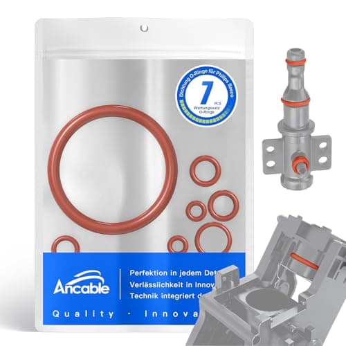 Ancable Lot de 7 joints toriques pour machines à café Philips Saeco - Soupape de support - Valve d'écoulement - Compatible avec Philips Saeco Gaggia Spidem etc