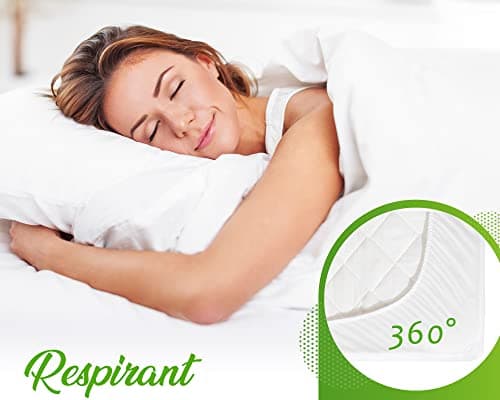 Comfier Sleep Protege Matelas 90x190 Anti-Acarien 100% Fibre de Bambou Impermeable Alese 90x190 Hypoallergénique Alèse Respirante Housse Matelas 90x190 Enfant Anti-Bactérien Protège Matelas 90 x 190