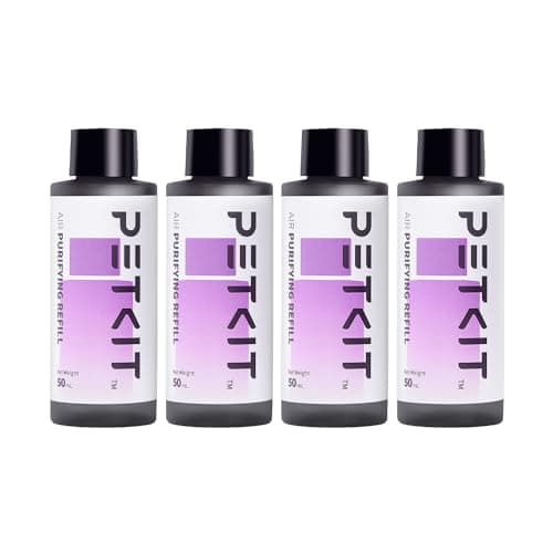 PETKIT Recharges Purifiantes pour éliminer Les Odeurs, pour PuraX PuraMax 2 Litière Autonettoyante pour Chats,4 flacons