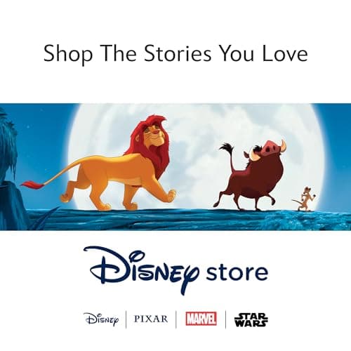 Disney Store Peluche Simba de Taille Moyenne, Le Roi Lion, 33 cm, Personnage câlin en Peluche, Petit Lion avec détails brodés et Toucher Doux