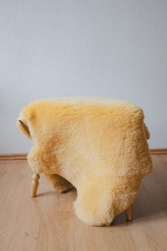 CAWI Peau de mouton médicale pour bébé et adulte - Peau tannée naturelle - Hypoallergénique - Soulage la pression - Isolation thermique - Régulation de l'humidité - Fourrure décorative