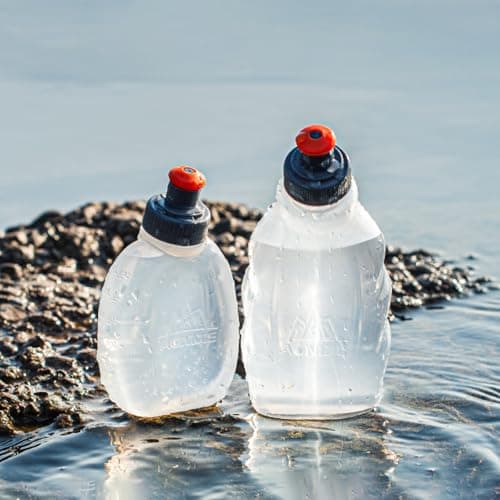 TRIWONDER Gourde Running Sport 170ml 250ml 280ml Bouteilles d'eau Flasuqe Bidon Hydratation pour Sac d'Hydratation Ceinture Marathon (170 ml)