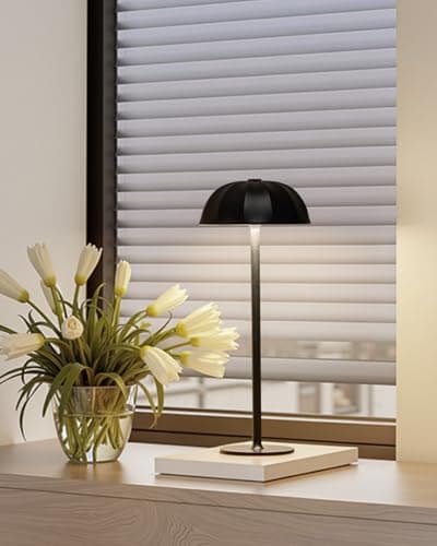 wowatt Lampe de Table Sans Fil, 3 Températures de Couleur et Gradation Continue Lampe Tactile, IP54 Lampe Exterieur Rechargeable USB, Deux Hauteurs Réglables pour Chambre à Coucher, Patio, Restaurant