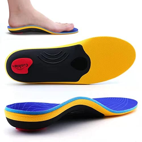 VALSOLE Semelles Orthopédiques pour Fasciite Plantaire - Soutien de la Voûte Plantaire pour Hommes et Femmes - Douleur Métatarsienne et Course