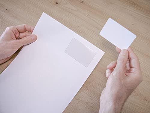 Avery Étiquettes Autocollantes Rectangulaires Personnalisables 80x50 mm Polyester Blanc Pack de 100