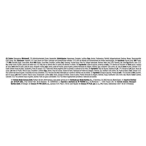 WEIDER 32% Protein Bar, délicieuse barre protéinée enrobée de chocolat fin, haute teneur en protéines, barre énergétique, snack musculation, Fraise, 12 x 60 g