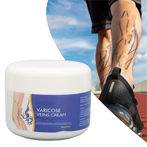 50g Crème De Traitement des Varices Crème Pour les Varices Ingrédients Naturels Hydrate la Crème Réparatrice des Varices Pour Améliorer L'apparence des Jambes