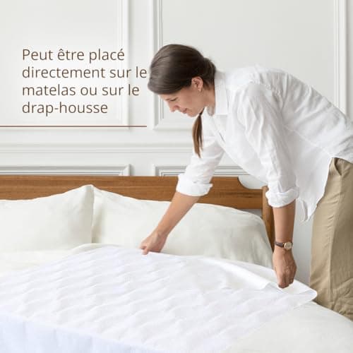 PimPam Factory - Protège Matelas imperméable en Coton 80 x 190 cm - Alese lit Lavable - Protege Matelas pour Personnes âgées, Enfants et bébés - Fabriqué en Espagne Label ITEL