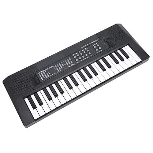 Clavier électrique Clavier musical électronique portable à 37 touches avec fonction d'enregistrement de microphone pour l'apprentissage des enfants