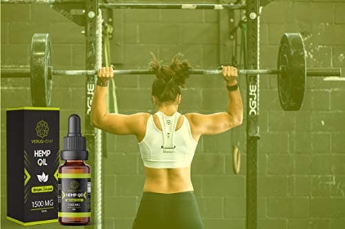 VerusHemp Le chanvre 1500 mg Liquide | Forte de haute qualité | Natural Ingredients | suitable for Vegans & Vegetarians 10ml Hemp seed oil