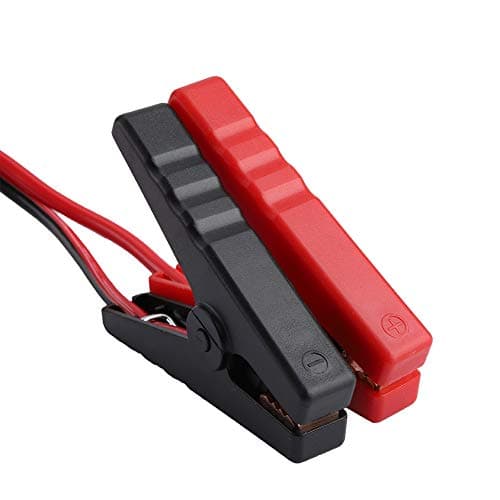 EBTOOLS Câble de démarrage d'urgence 2.5M Câble de cavalier de démarrage automatique de voiture 12-24V Clip de fil de batterie de d'alimentation de secours universel