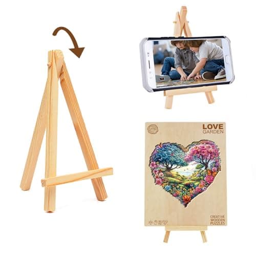 Blumuze Puzzle Bois Adulte, Le Jardin De l'amour Puzzle en Bois Animaux, Puzzles en Bois Animal Unique pour Adulte, Love Garden World Wooden Puzzles 300pcs-L-34 * 32.7cm
